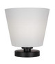 Toltec Lighting - 51-MB-4081 - One Light Table Lamp - Luna - Matte Black