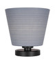 Toltec Lighting - 51-MB-4082 - One Light Table Lamp - Luna - Matte Black