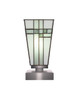 Toltec Lighting - 52-GP-9554 - One Light Table Lamp - Luna - Graphite