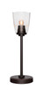 Toltec Lighting - 53-DG-461 - One Light Table Lamp - Luna - Dark Granite