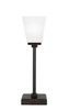 Toltec Lighting - 54-DG-460 - One Light Table Lamp - Luna - Dark Granite