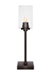 Toltec Lighting - 54-DG-530 - One Light Table Lamp - Luna - Dark Granite