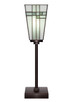 Toltec Lighting - 54-DG-9554 - One Light Table Lamp - Luna - Dark Granite
