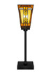 Toltec Lighting - 54-MB-9864 - One Light Table Lamp - Luna - Matte Black