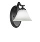 Toltec Lighting - 551-MB-311 - One Light Wall Sconce - Zilo - Graphite