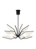 Visual Comfort Modern - 700BLT38B-LED930 - LED Chandelier - Belterra - Matte Black