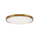 Visual Comfort Modern - 700FMLNC13A-LED927-277 - LED Flush Mount - Lance - Aged Brass