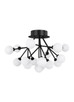 Visual Comfort Modern - 700FMMRAB-LED927 - LED Flush Mount - Mara - Matte Black