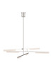 Visual Comfort Modern - 700KLE6N-LED930 - LED Chandelier - Klee - Polished Nickel