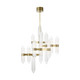 Visual Comfort Modern - 700LGSN31BR-LED927 - LED Chandelier - Langston - Plated Brass