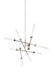 Visual Comfort Modern - 700LNG12AN-LED930 - LED Chandelier - Linger - Polished Nickel