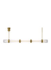 Visual Comfort Modern - 700LSWIT5R-LED930 - LED Suspension - Wit - Aged Brass