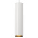 Visual Comfort Modern - 700MOPPRWS - One Light Pendant - Piper - White/Satin Nickel