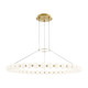 Visual Comfort Modern - 700OBT42NB-LED927 - LED Chandelier - Orbet - Natural Brass