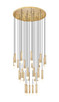 Stari 27 Light Chandelier (1956P-27R-MGLD)