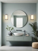 Danica One Light Wall Sconce (3044-1S-BN)