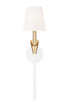 Claudelle One Light Wall Sconce (4014-1SA-TW-MGLD)