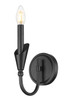 Claudelle One Light Wall Sconce (4014-1S-MB)