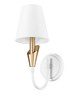 Claudelle One Light Wall Sconce (4014-1S-TW-MGLD)