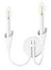 Claudelle Two Light Wall Sconce (4014-2S-TW)
