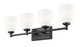 Oren Four Light Vanity (7004-4V-MB) Oren Four Light Vanity (7004-4V-MB)