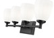 Oren Four Light Vanity (7004-4V-MB) Oren Four Light Vanity (7004-4V-MB)