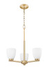 Naya Three Light Chandelier (7518-3MGLD)