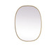Elegant Lighting - MR2B2736BRS - Mirror - Brynn - Brass
