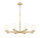 Naya Eight Light Chandelier (7518-8MGLD)