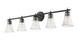 Belle Five Light Vanity (7519-5V-MB)