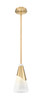 Aimie One Light Pendant (828P7-ROD-MGLD)