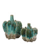Currey and Company - 1200-1013 - Vase - Urbano Vase Set of 2 - Turquoise / Brown