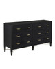 Currey and Company - 3000-0332 - Chest - Verona - Black/Natural/Champagne/Silver