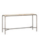 Currey and Company - 4000-0219 - Console Table - Crema - Natural / Bronze
