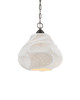 Currey and Company - 9000-1283 - One Light Pendant - Wintershall White Pendant - White / Antique Brushed Nickel