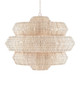 Currey and Company - 9000-1315 - 18 Light Chandelier - Antibes - Bleached Natural/Snow White