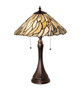 Meyda Tiffany - 103622 - Two Light Table Lamp - Willow - Mahogany Bronze