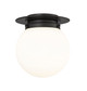 Z-Lite - 7505F9-MB - One Light Flush Mount - Calhoun - Matte Black