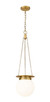 Z-Lite - 7505P9-HBR - One Light Pendant - Calhoun - Heritage Brass