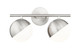 Realm Sphere Two Light Vanity (7517-2V-BN)