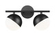 Realm Sphere Two Light Vanity (7517-2V-MB)
