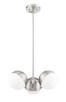 Realm Sphere Three Light Chandelier (7517-3BN)