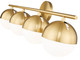 Realm Sphere Four Light Vanity (7517-4V-MGLD)