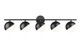 Realm Sphere Five Light Vanity (7517-5V-MB)