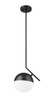 Realm Sphere One Light Pendant (7517P11-MB)
