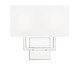 Saxon Two Light Wall Sconce (815-2S-PN)