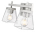 Lauren Two Light Vanity (819-2V-BN)