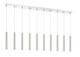 Forest LED Linear Chandelier (917MP12-BN-LED-10LCH)