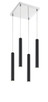 Z-Lite - 917MP12-MB-LED-4SCH - LED Chandelier - Forest - Matte Black