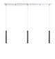 Forest LED Linear Chandelier (917MP12-PBL-LED-3LCH)